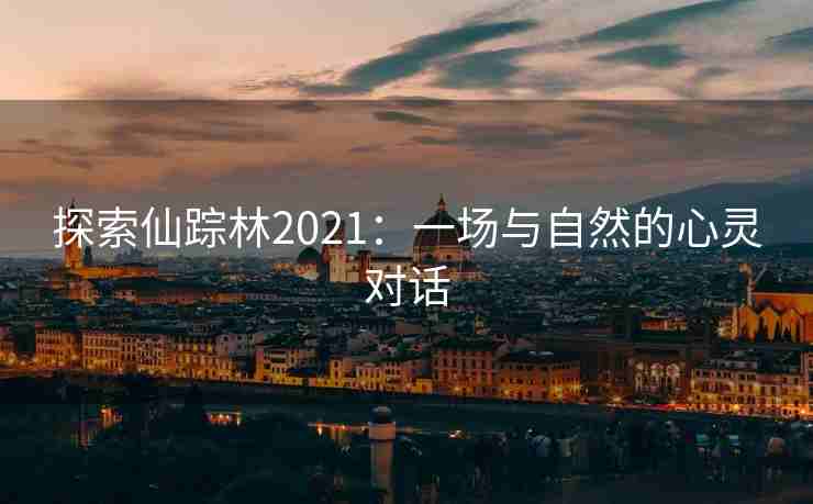 探索仙踪林2021：一场与自然的心灵对话